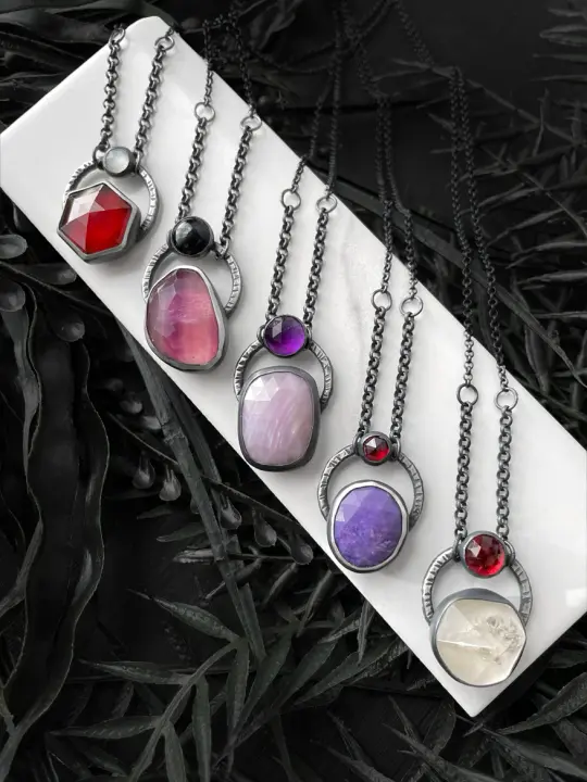 February Orbit Necklaces, Part 1