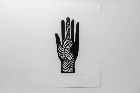 In My Hand {Original Papercut - 11x14"}