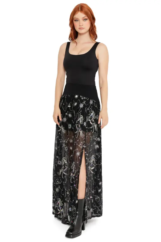 Astraea Flowy Maxi Skirt