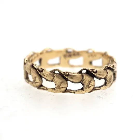 Shrimpfinity Ring Gold WITH SINGLE DIAMOND EYE for A