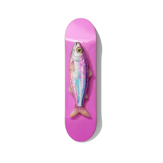 Iridescent Fish by Jane – Skateboard Wall Art