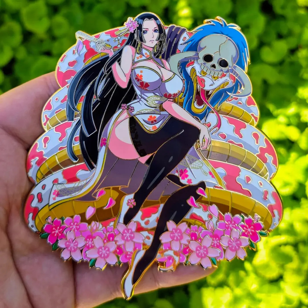 Serpent Empress Pin (White Dress)