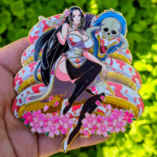 Serpent Empress Pin (White Dress)