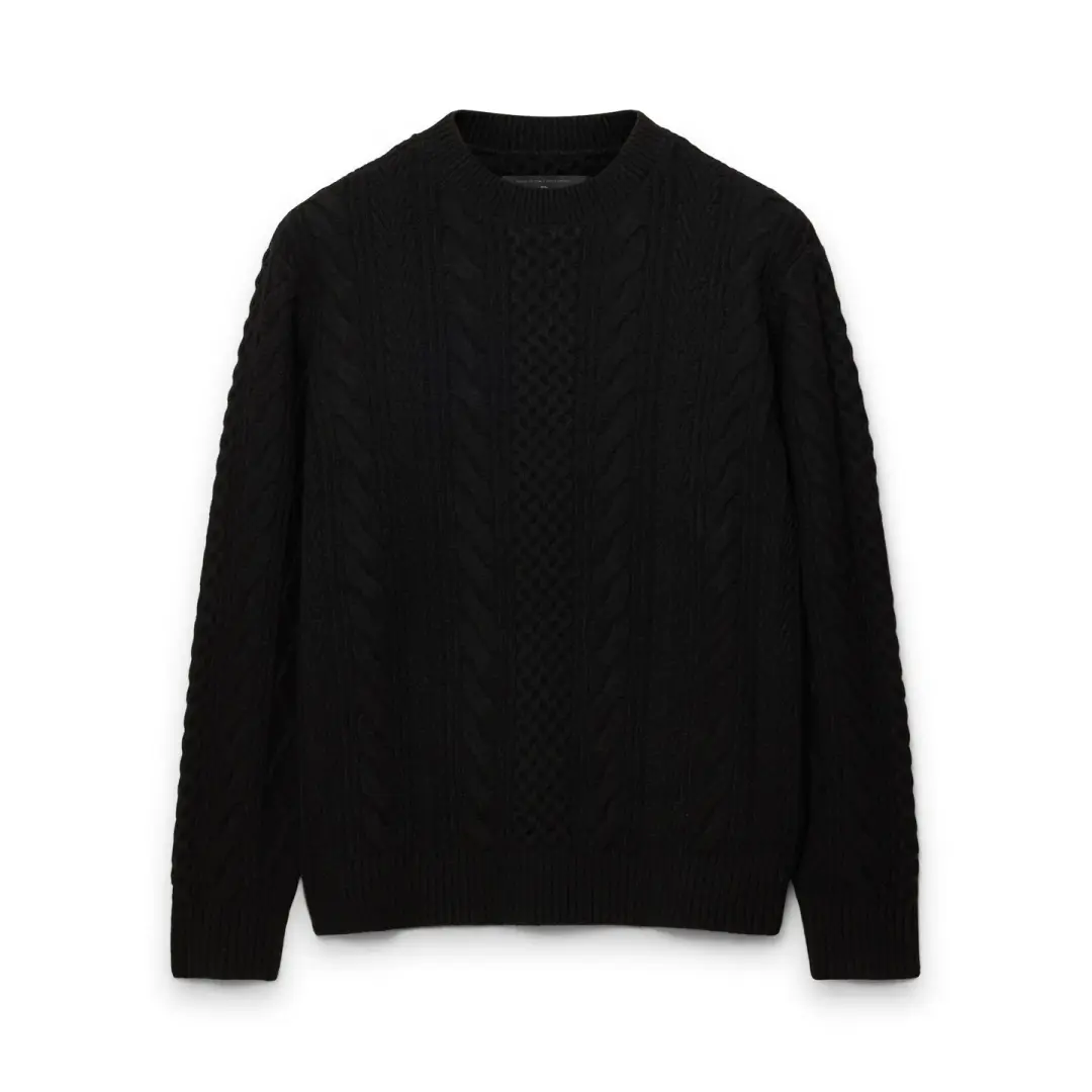Cable Knit Meridian Crewneck