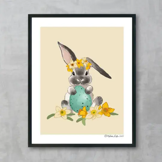 Easter Bunny Fine Art Print