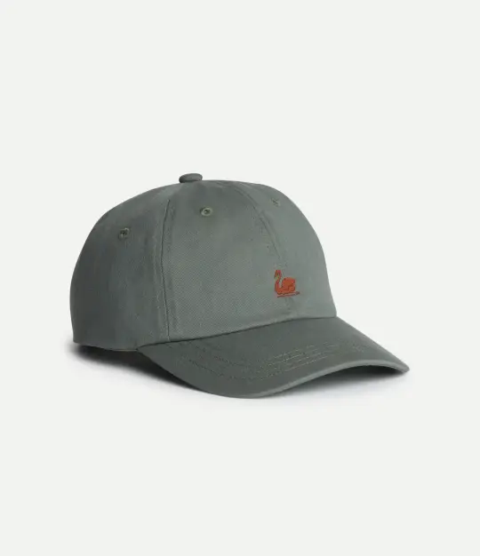 Swan Logo Cotton Twill Cap