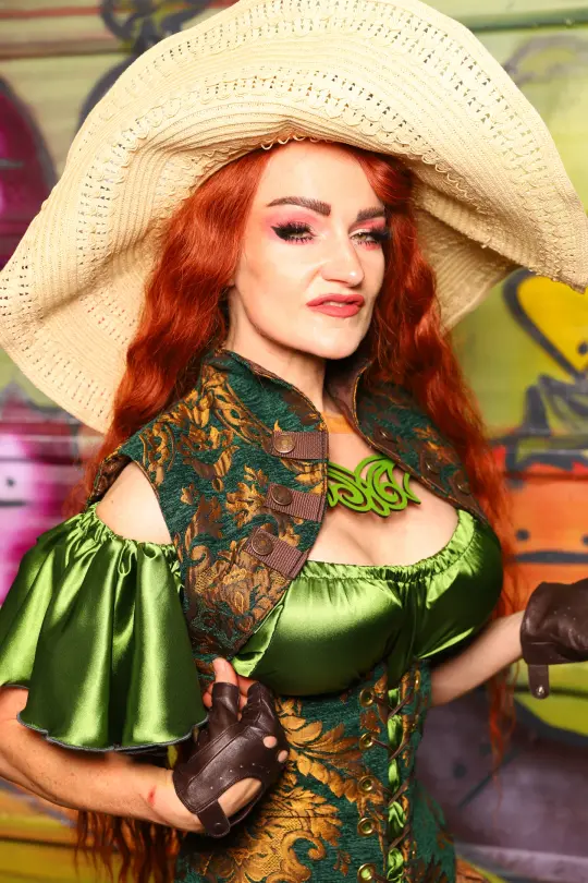 Sgt Pepper Vest in Emerald & Gold Grand Medallion - The Hoedown Throwdown Collection