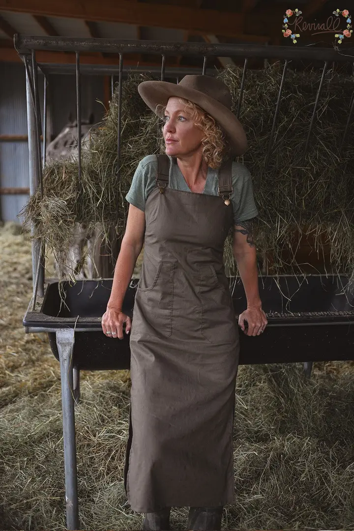 Long Linen Jumper in Ash-Small
