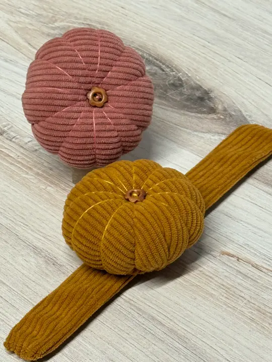 Corduroy Wrist Pin Cushion