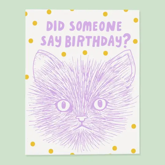 Say Bday Card