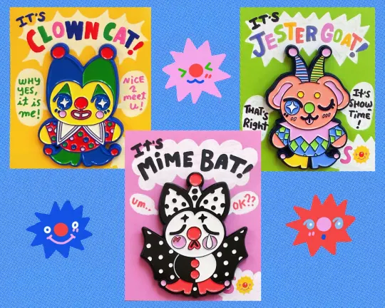 Clown Friend Pin !