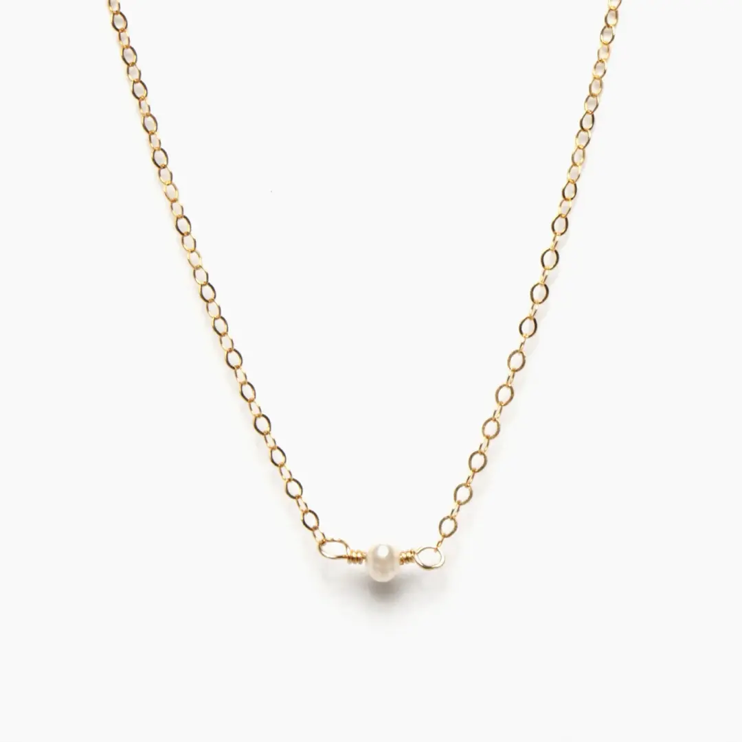Tiny Freshwater Pearl Necklace