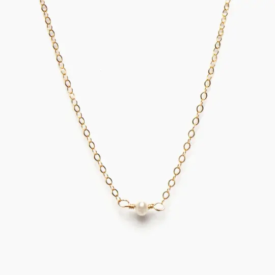 Tiny Freshwater Pearl Necklace