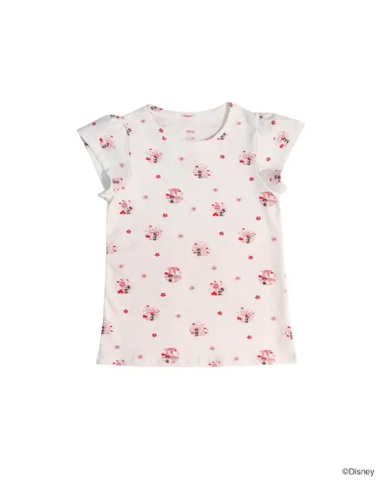 Ladies Flutter Tee - Minnie's Little Red Dot