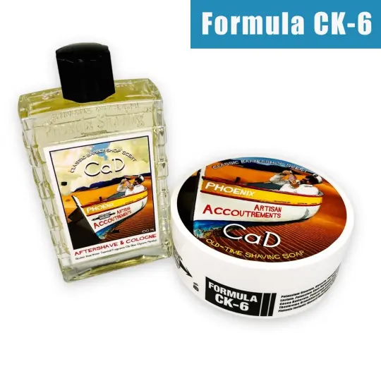 CaD Artisan Shaving Soap & Aftershave Bundle Deal | Ultra Premium Formula CK-6 | A Homage to a Shave Classic!