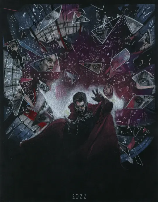 “Every night, I dream the same dream.” DOCTOR STRANGE IN THE MULTIVERSE OF MADNESS Art Print