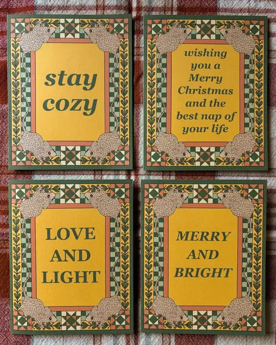 Holiday Mouse Cards and Gift Tags