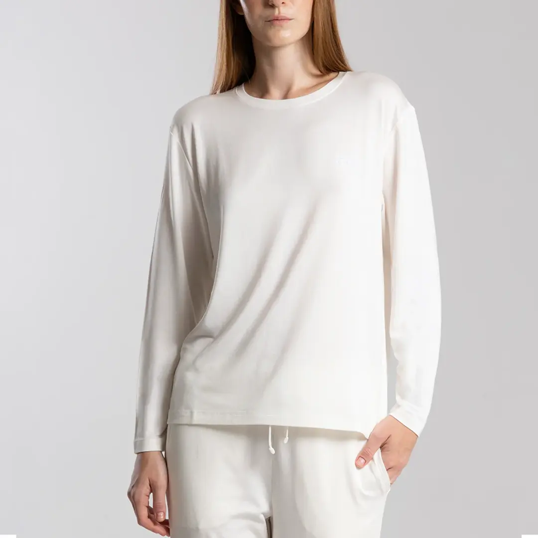 Sleep Long Sleeve Tee Parchment