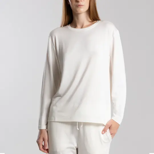 Sleep Long Sleeve Tee Parchment