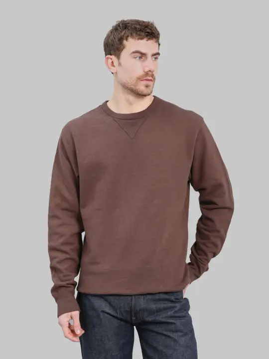 Samurai Jeans SWS-SC01 Japanese Cotton Sweatshirt Dark Kuri