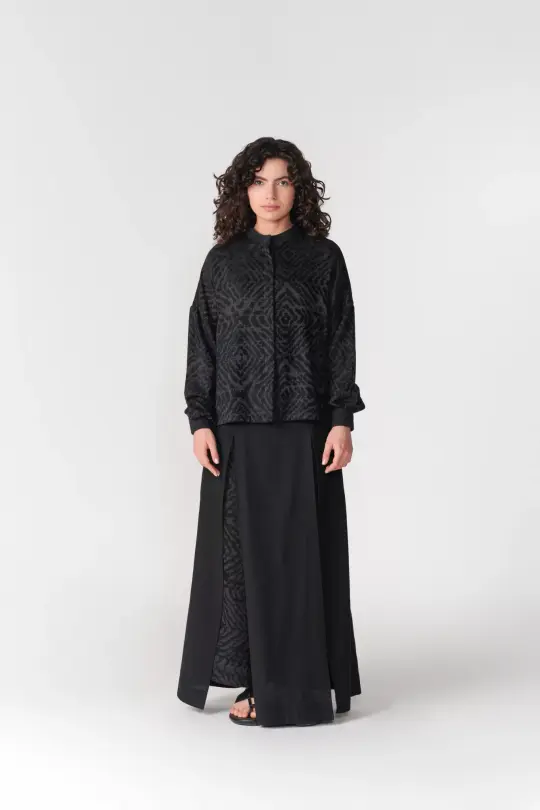 JACQUARD CHENILLE SHORT JACKET