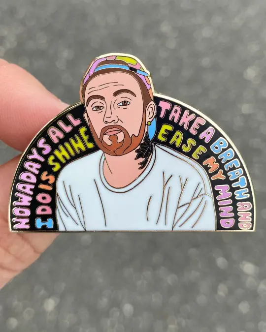 Mac Miller - 2009 - Enamel Pin - LE Gold Variant