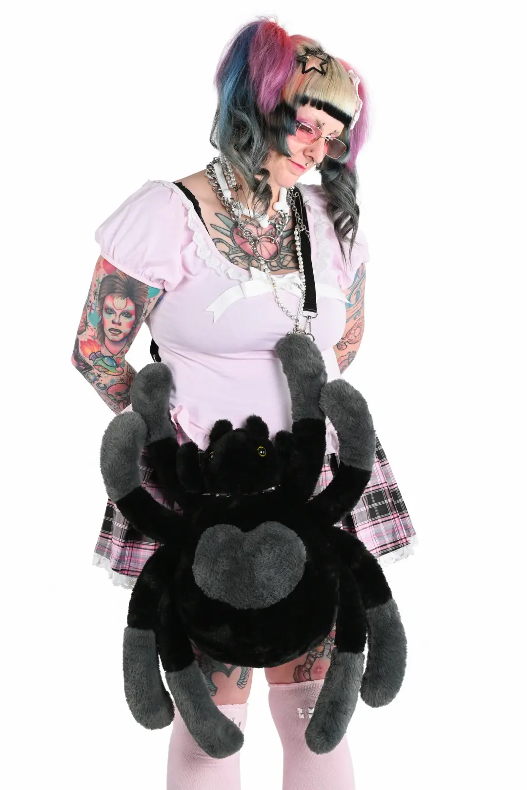 Spider Convertible Sling Backpack  - Black