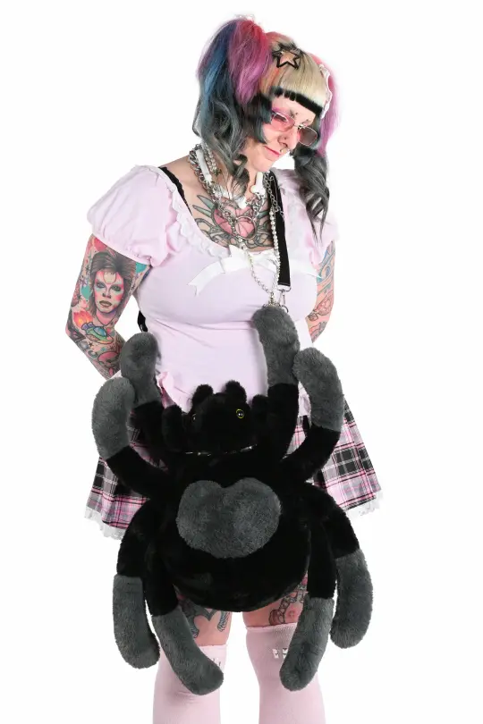 Spider Convertible Sling Backpack  - Black