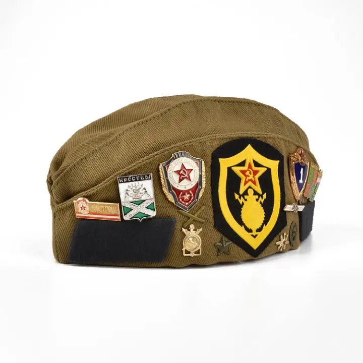 Russian Pilotka Cap With Pins