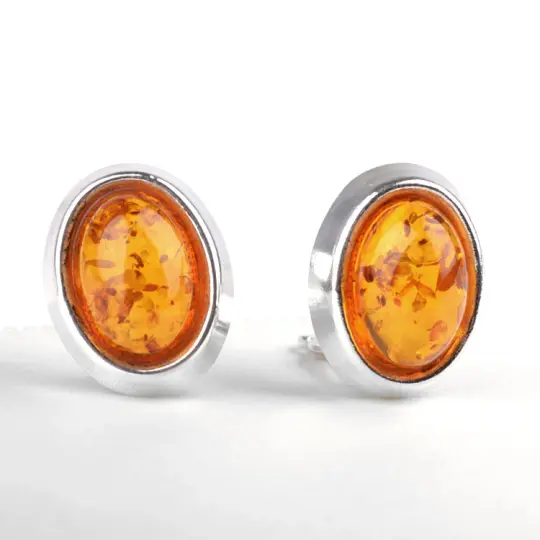 Simply Stunning Amber Clip On Earrings