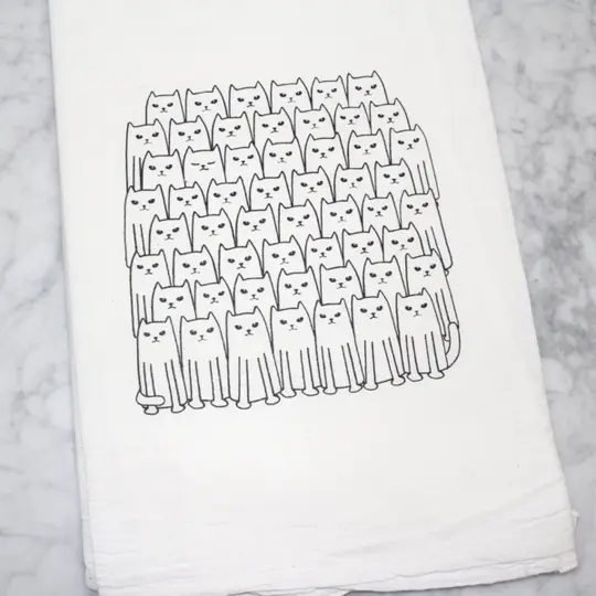 Cat Tea Towel