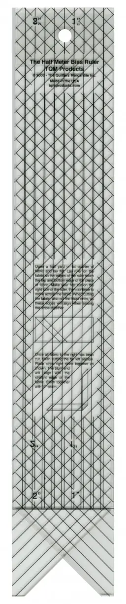 Bias Ruler 14in x 2-1/2in x 1/4in