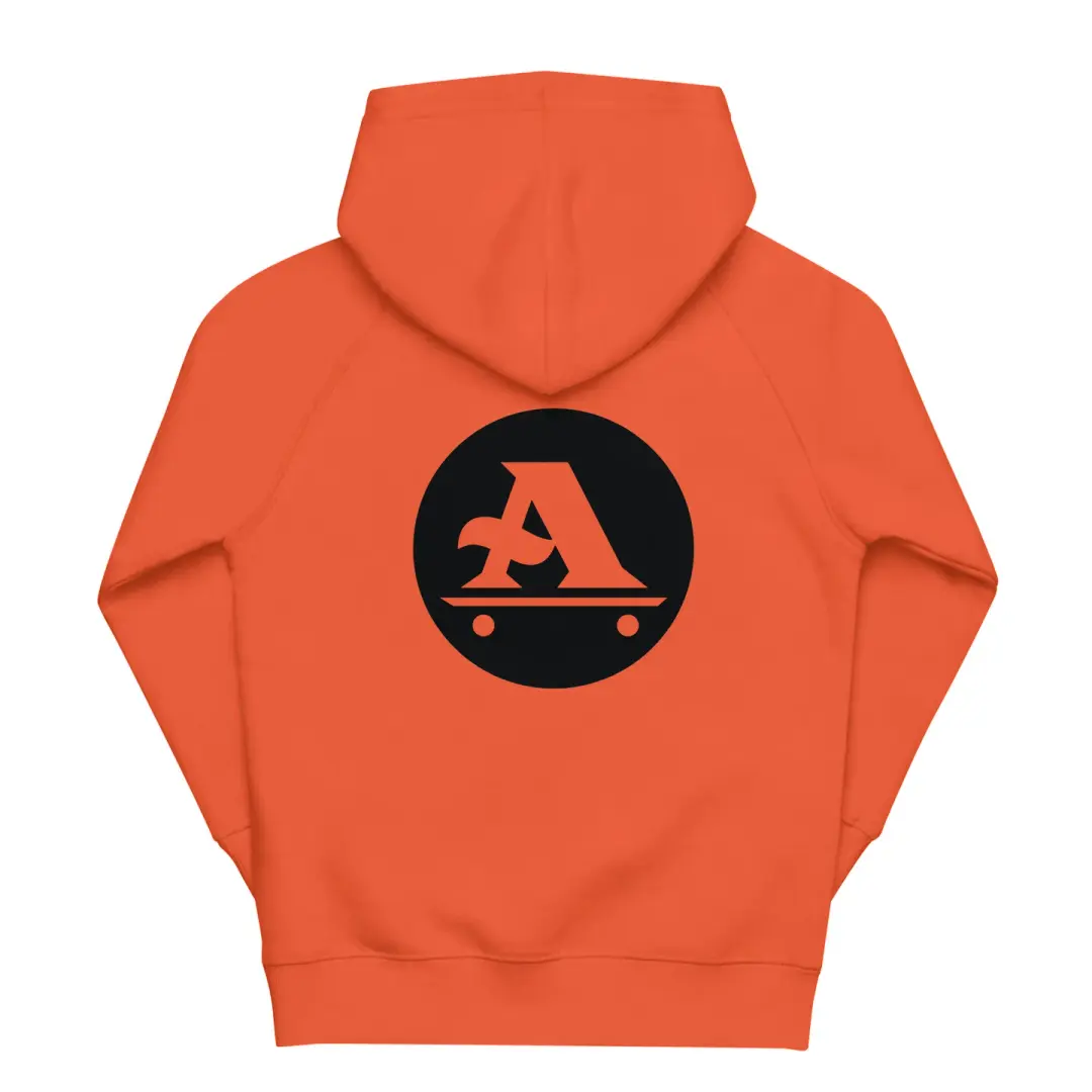 Kids Youth A-logo eco hoodie / black logo