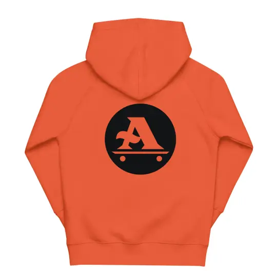 Kids Youth A-logo eco hoodie / black logo