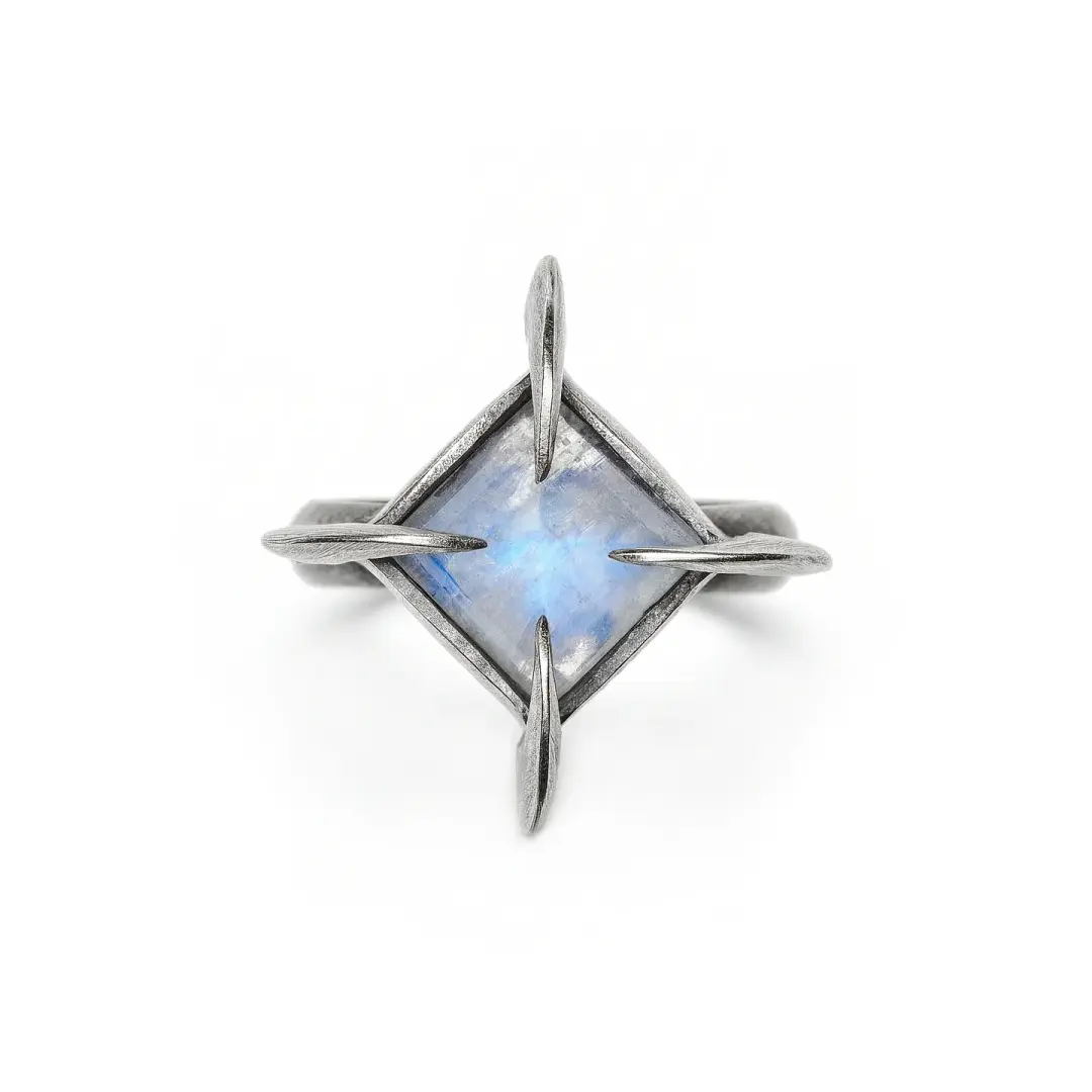 * Sold Out * Petite Tomb of Memory. Cat Claws. Moonstone Ring. *Limited*