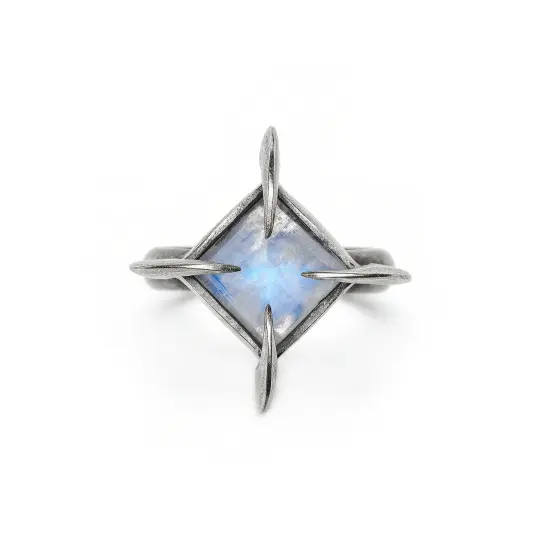 * Sold Out * Petite Tomb of Memory. Cat Claws. Moonstone Ring. *Limited*