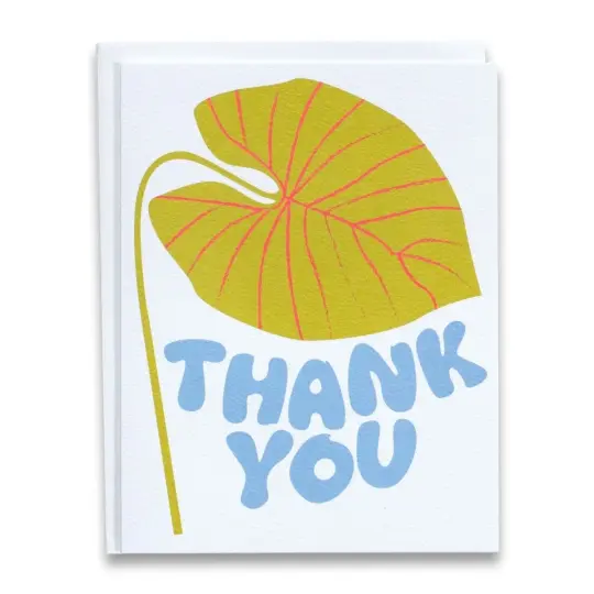 Thank You Leaf Notecard