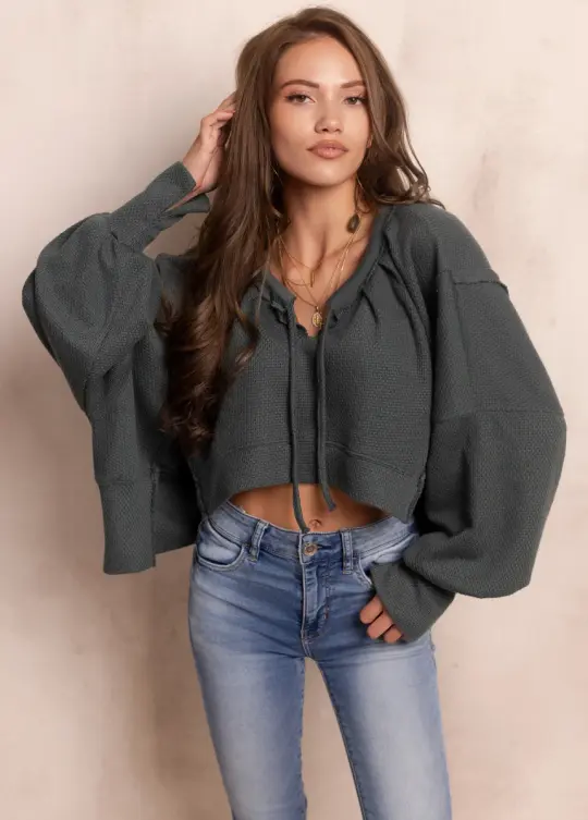 Viv Sweater in Forest