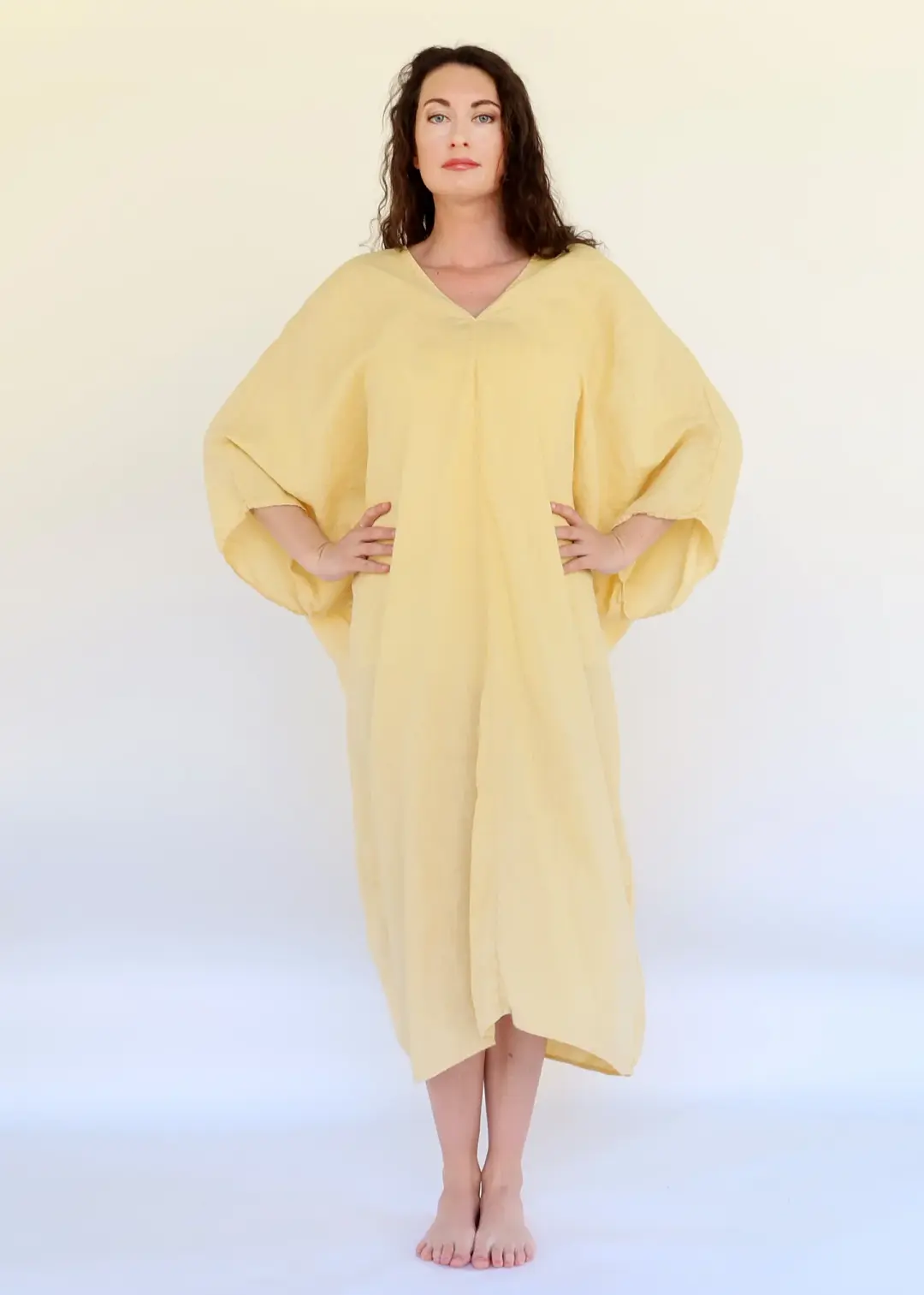 Flip V Migration Below Knee Kaftan