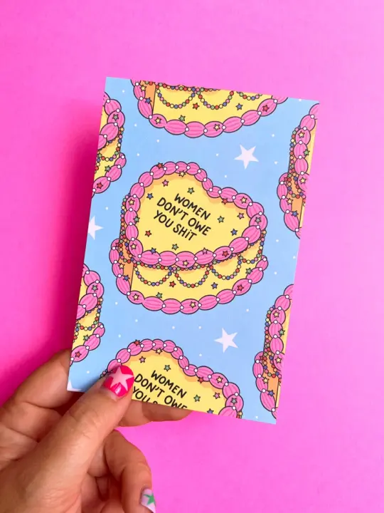 Carte postale - Cake women don’t owe you shit