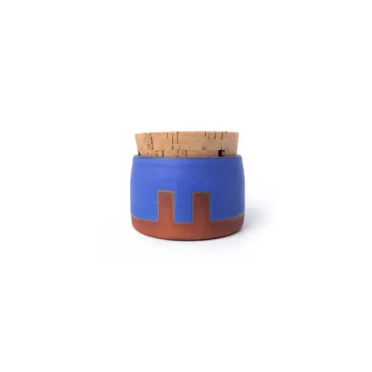 Corked Jar - Cerulean Notches