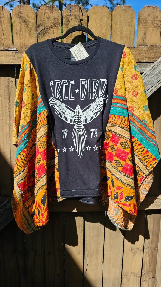 Freebird Kantha Poncho