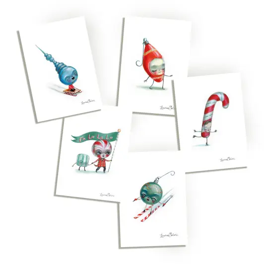 Character Christmas Card Set