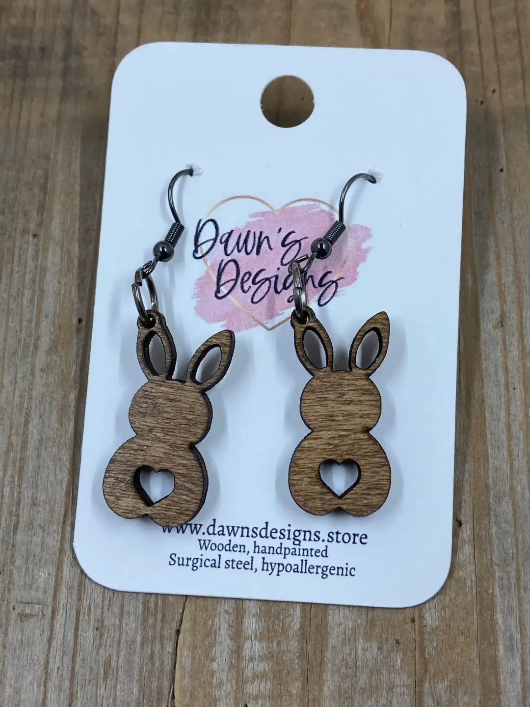 Heart Bunny Dangle