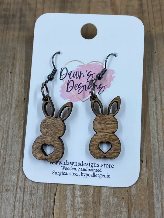 Heart Bunny Dangle