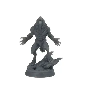 Adult Werewolf: Howling Lycanthrope RPG Miniature (32mm)