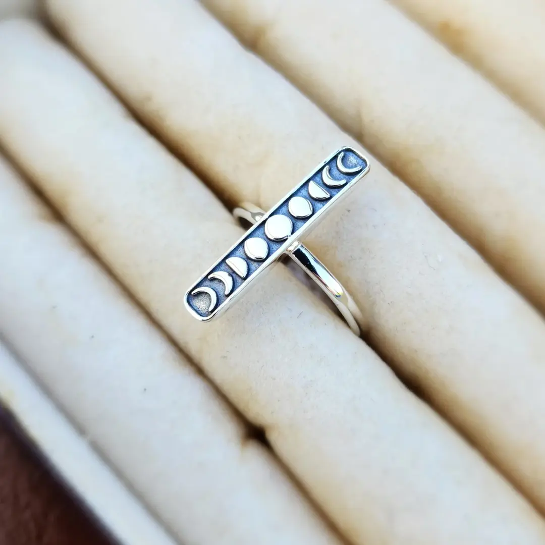 Lunar Phases - Sterling Silver