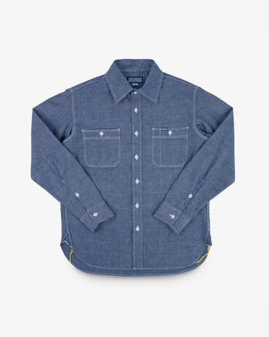10oz Selvedge Chambray Work Shirt - Blue