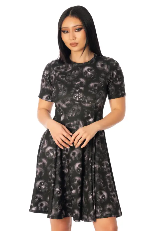 Horror Bound Longline Evil Tee Dress