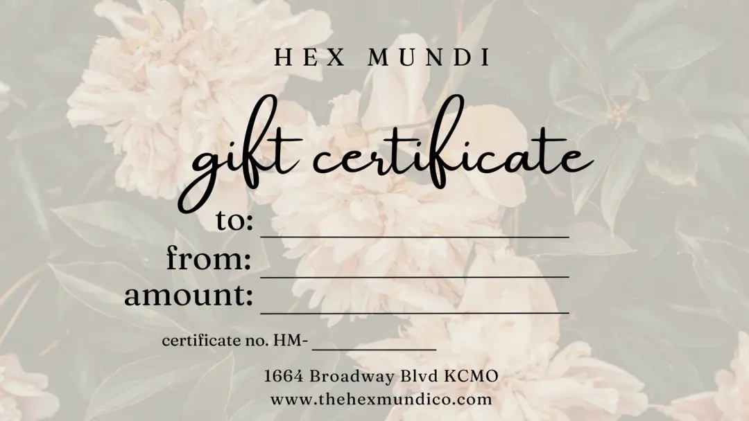 Gift Certificates